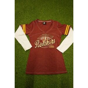 Team Apparel NFL Washington Commanders American Football‎ Team Shirt Womens Red